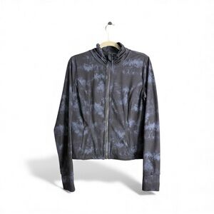 90 Degree By Reflex Black and Gray Bomber Jacket